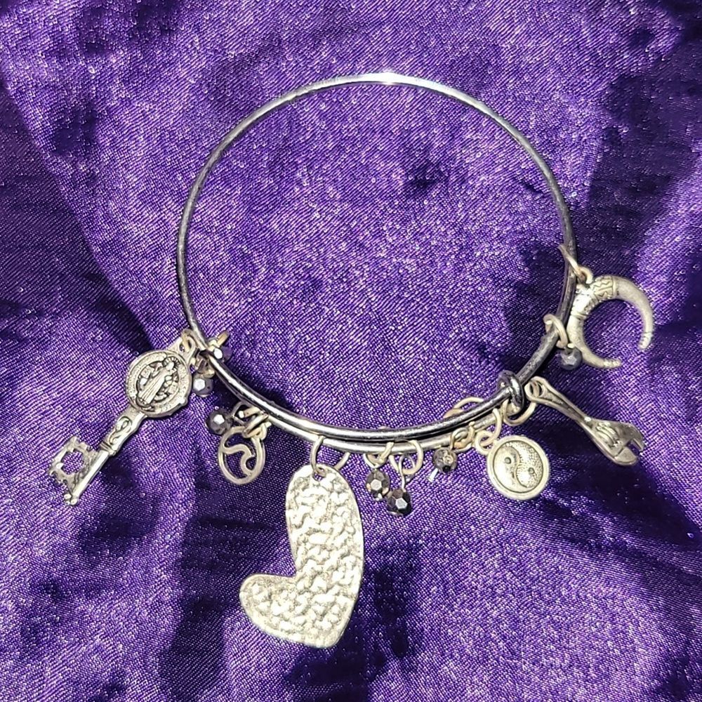 Handmade Silver Charm Bracelet
